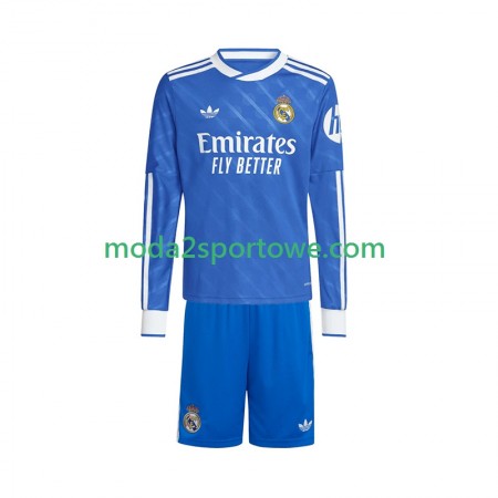 Koszulka Real Madryt Dziecięcy Trzeci Stroje Piłkarskie 2025/26 Długi Rękaw